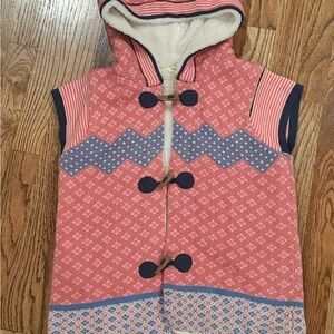 Matilda Jane Pink and Navy Knit Vest